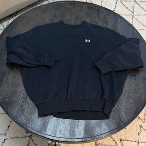 Under Armour Black Crewneck Pullover with Logo